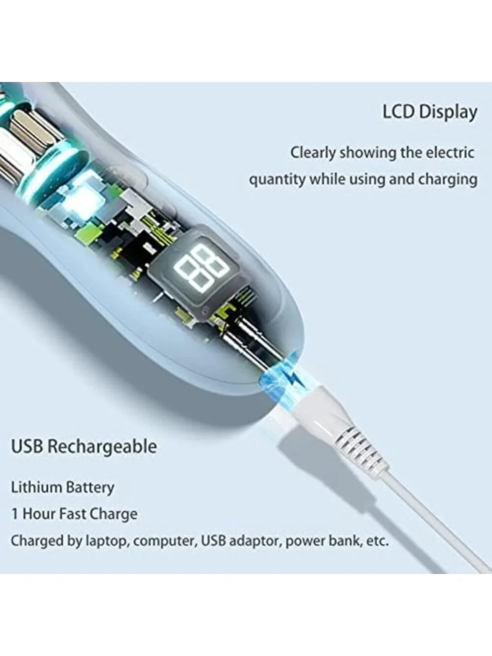 Quiet Baby Hair Clippers - Professional Trimmer for Kids & Toddlers, Safe & Easy